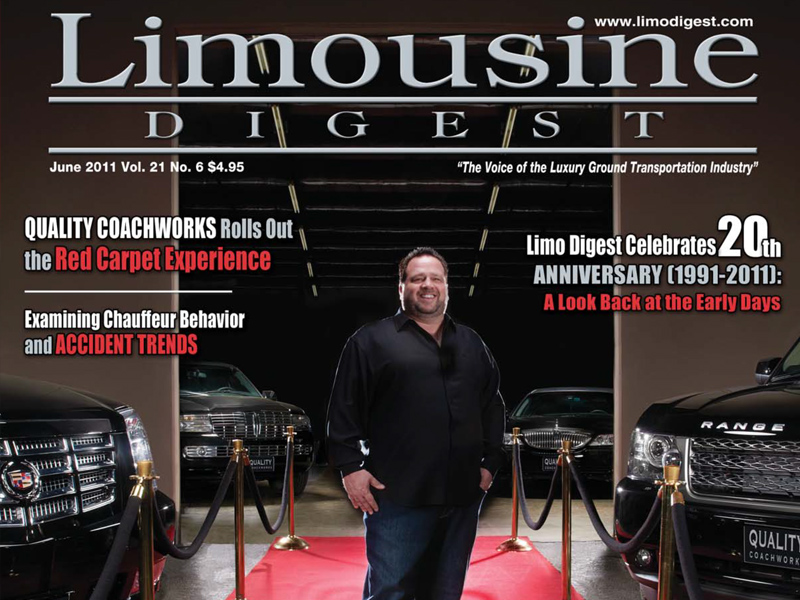 June 2011 Limo Digest Article “Quality CoachWorks Rolls Out the Red Carpet Experience”