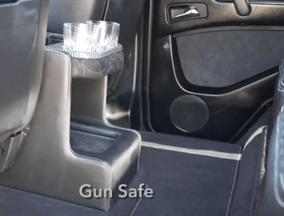 Mercedes G550 with Gun Safe
