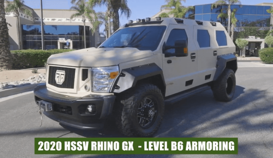 Impressive Upgraded & Customized USSV Rhino GX with Level B6 Armoring