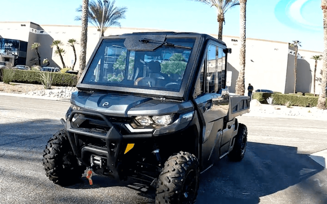 Armored Can-Am Pro Defender with B6 and B4 (2022) Armor Protection