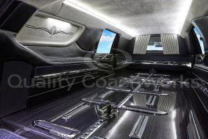 Interior Custom 2023 Cadillac Escalade ESV Two Passenger Hearse